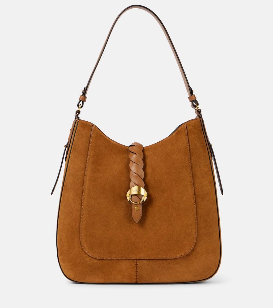 isabel marant altay suede shoulder bag