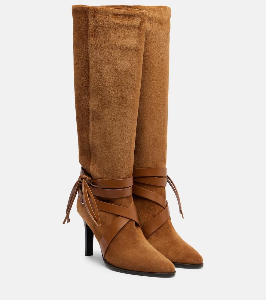 isabel marant analui 90 suede knee
