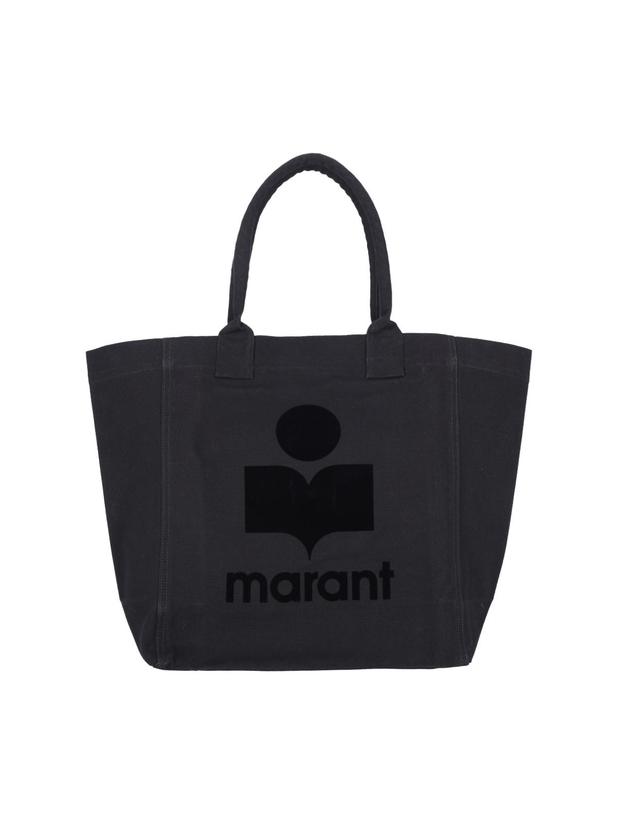 isabel marant bags black cotton - women