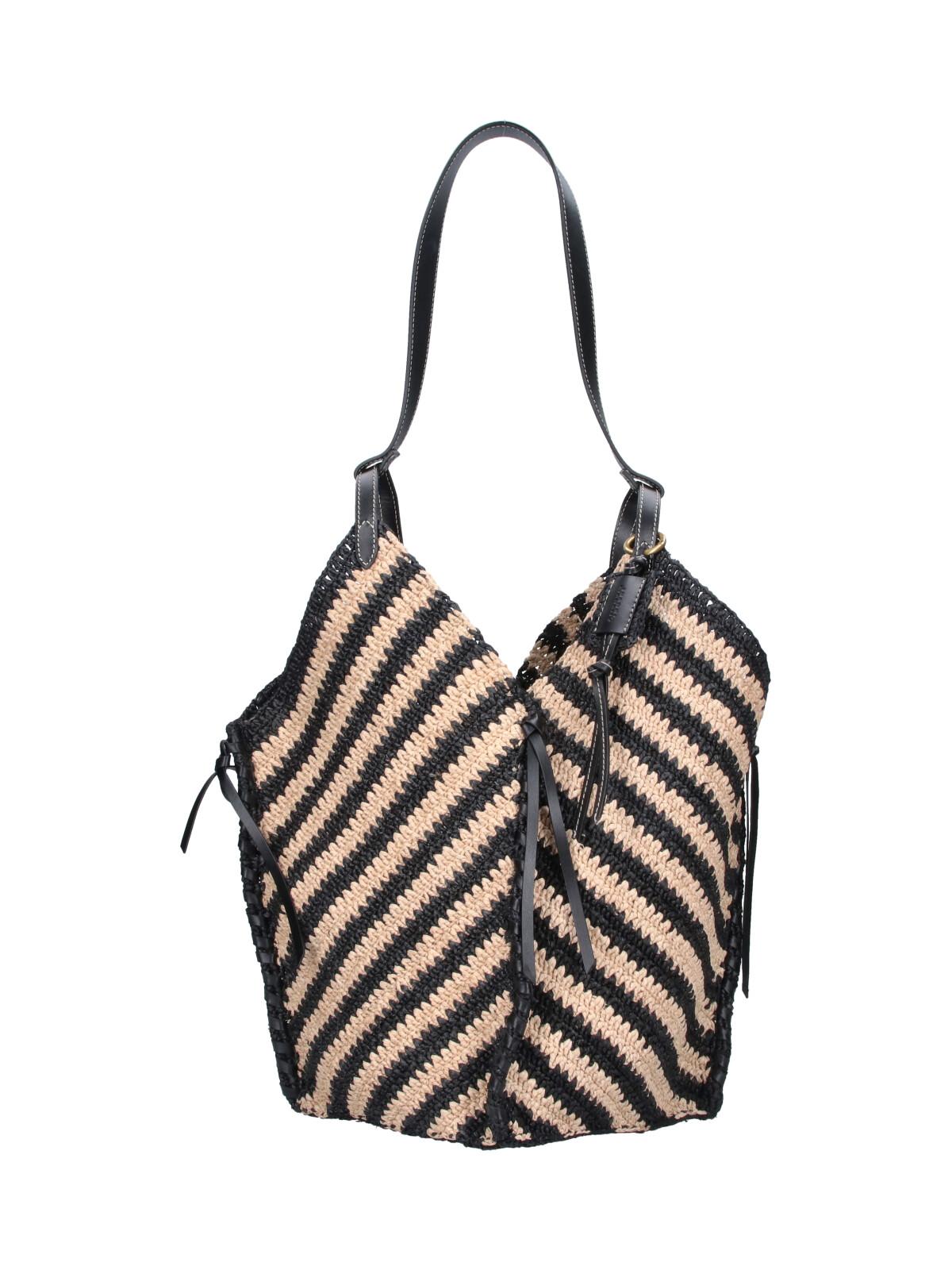 isabel marant bags black main material: raphia - women