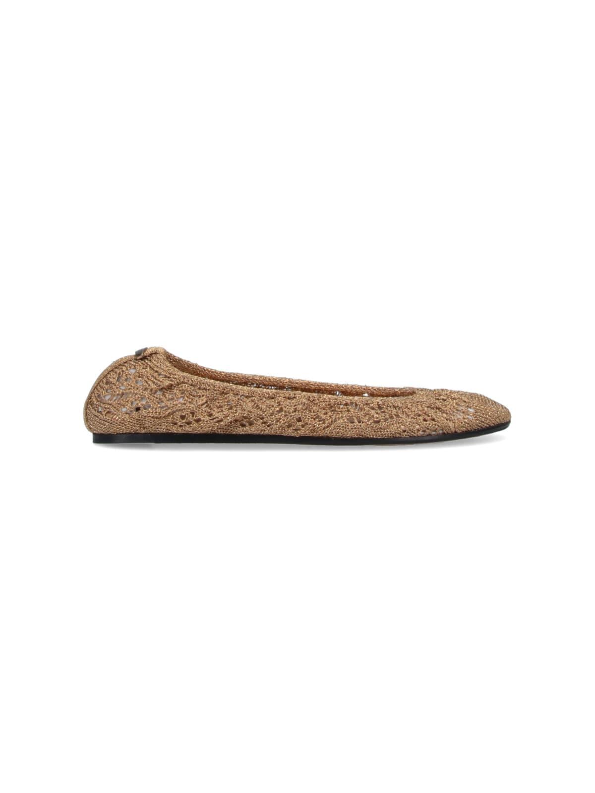 isabel marant belna crochet ballet flats
