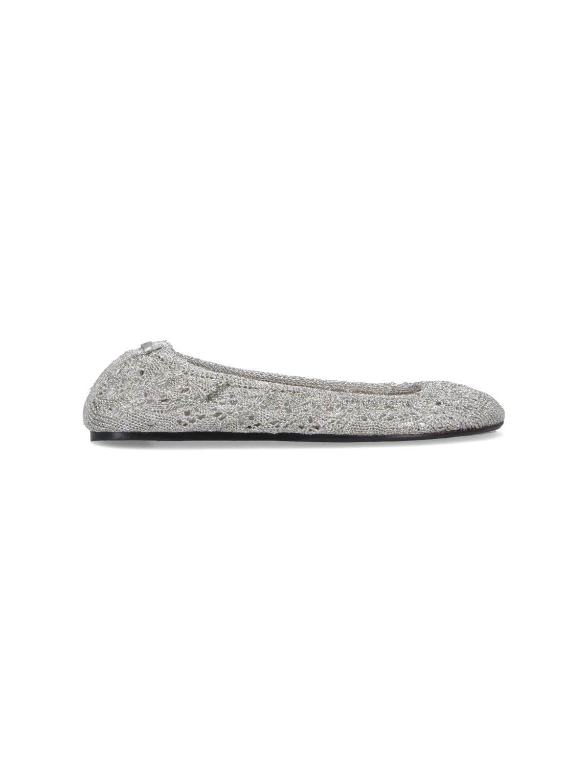 isabel marant belna crochet ballet flats