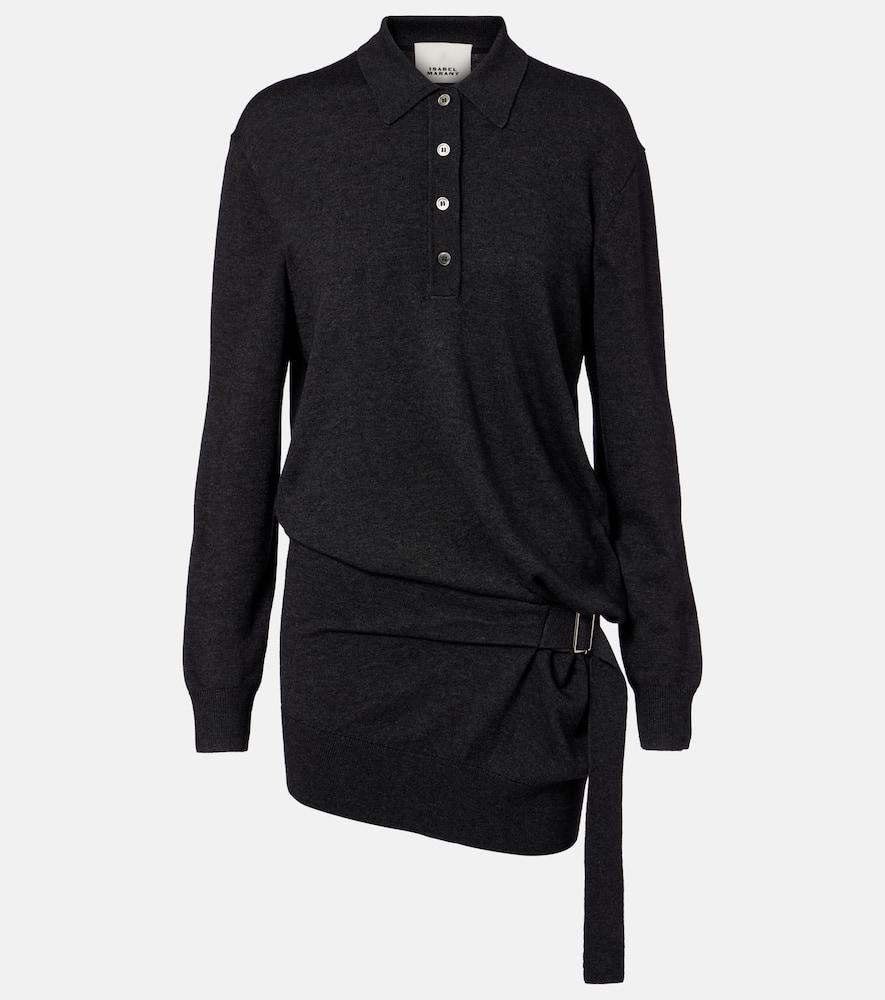 isabel marant belted polo dress