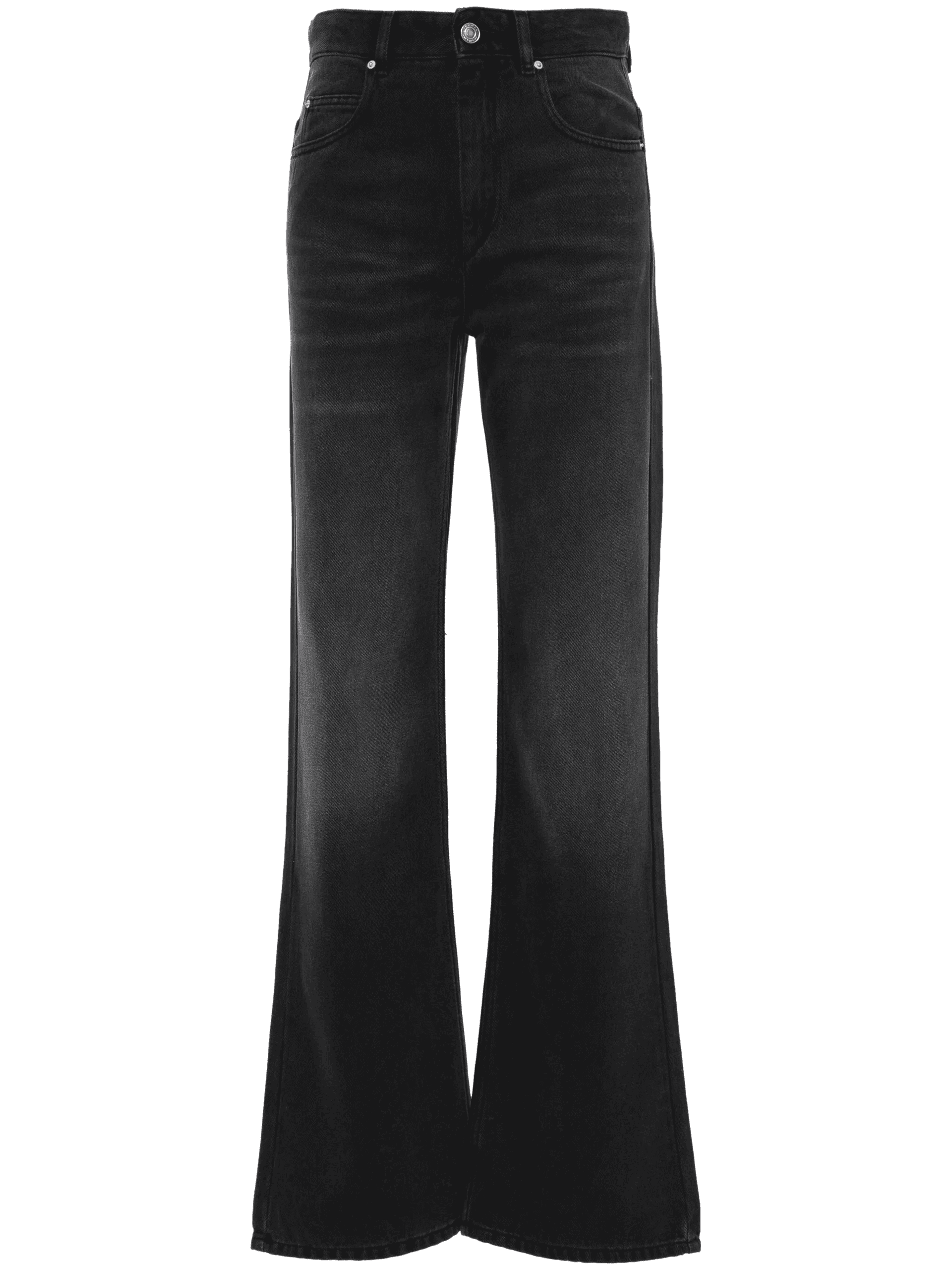 isabel marant belvira pants black lyocell lenzing cotton jean - women