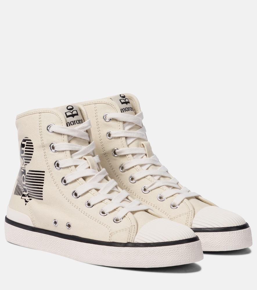 isabel marant benkeen canvas sneakers