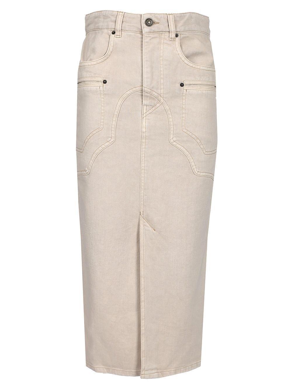 isabel marant britt midi skirt