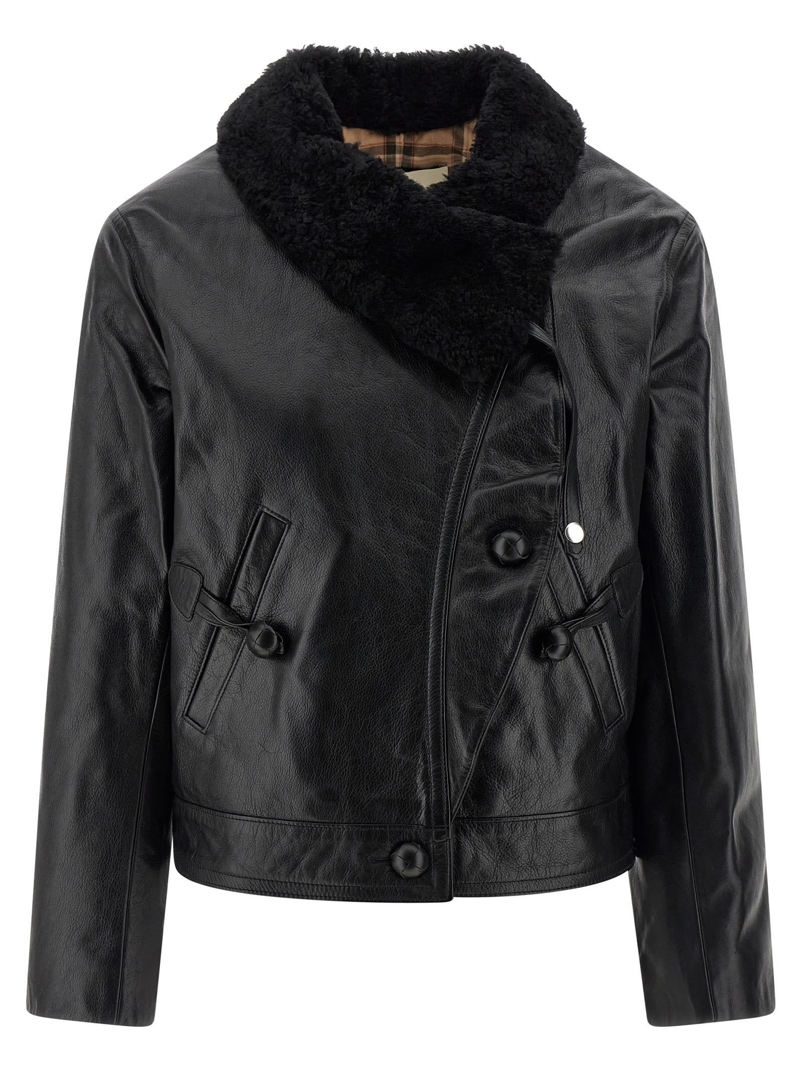 isabel marant briyana leather jacket
