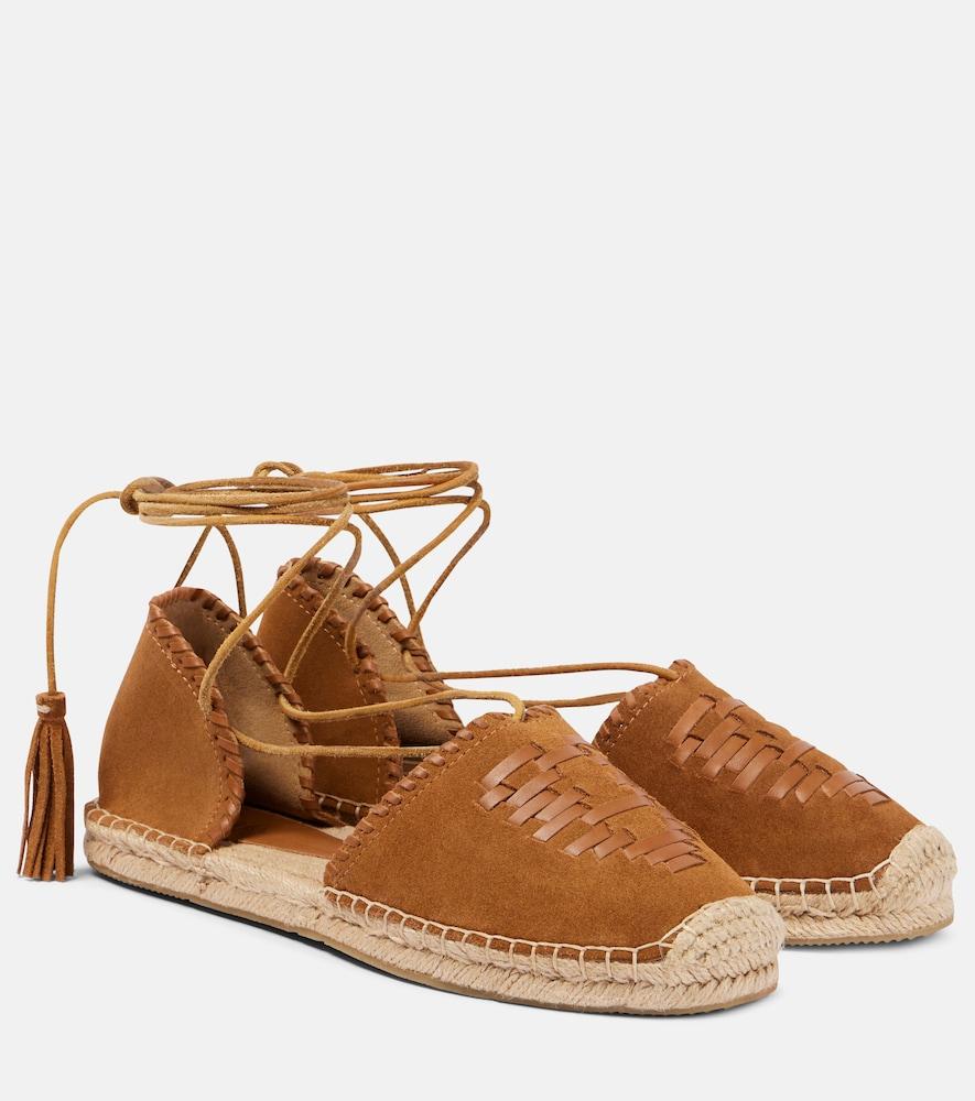 isabel marant celsi leather espadrilles
