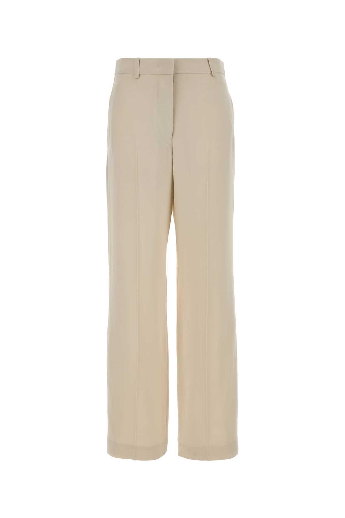 isabel marant cream crepe noanda palazzo pant