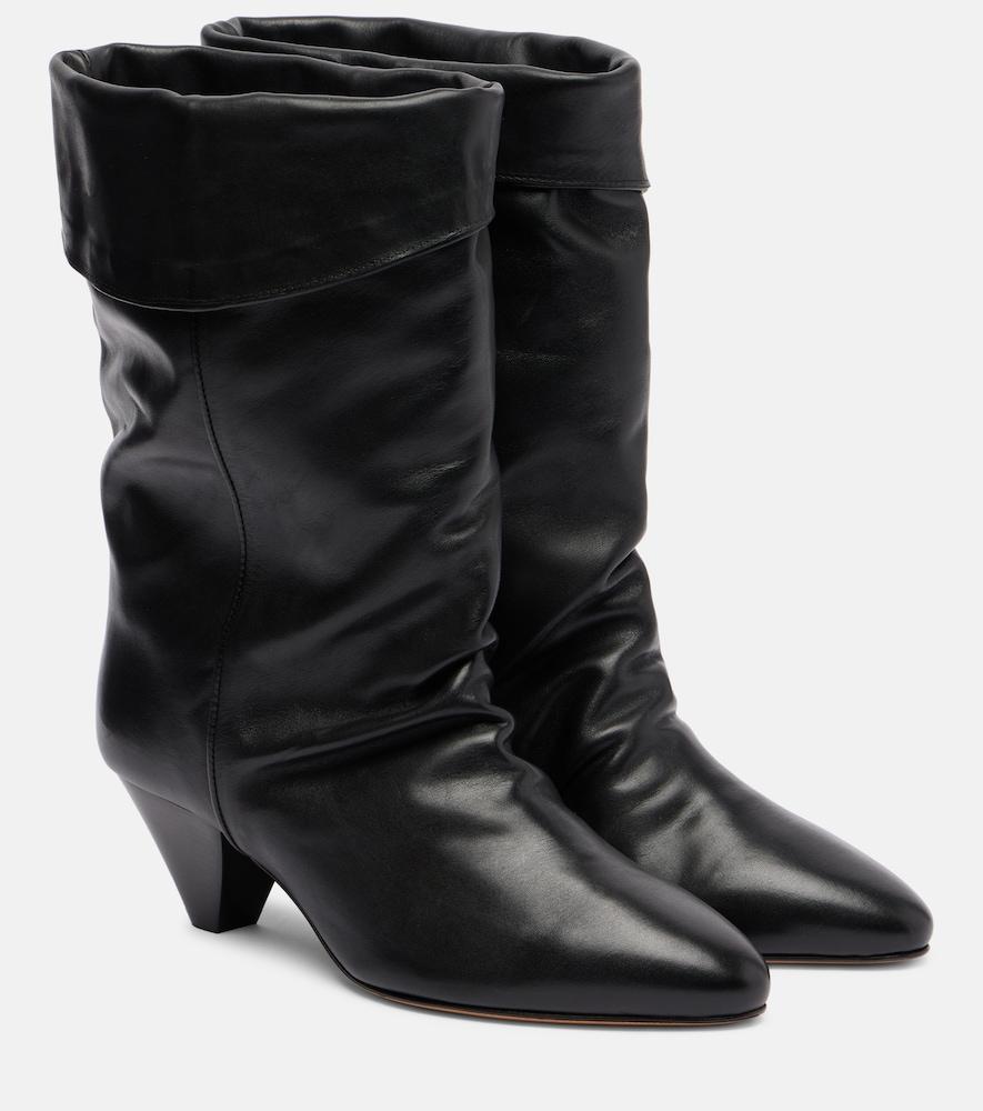 isabel marant dalby 55 leather ankle boots