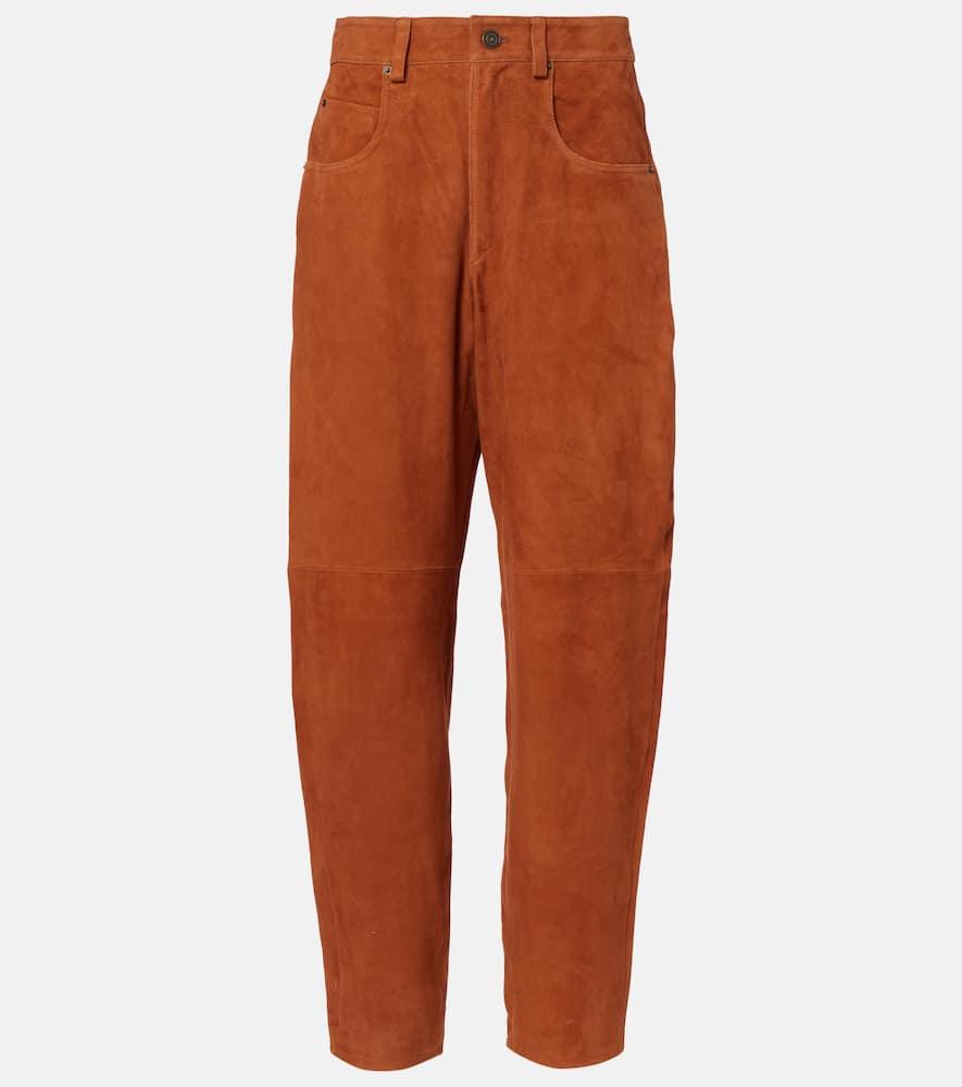 isabel marant darielle suede pants