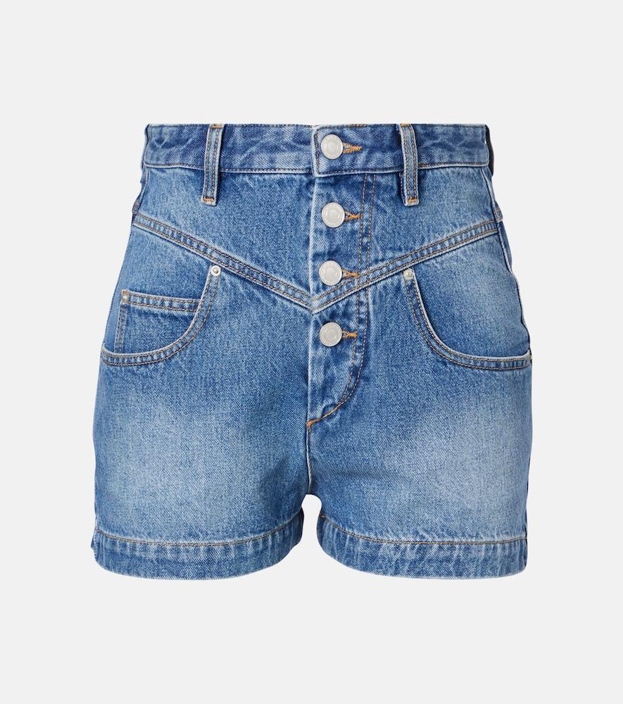 isabel marant denim shorts