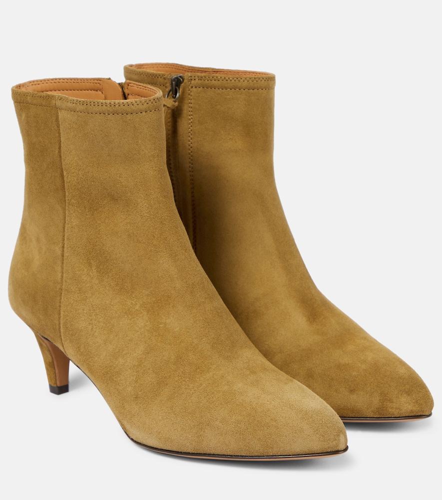 isabel marant deone suede ankle boots