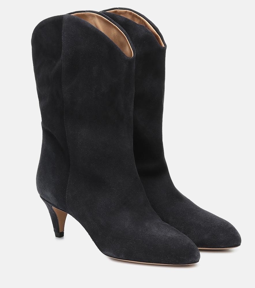 isabel marant dernee suede ankle boots