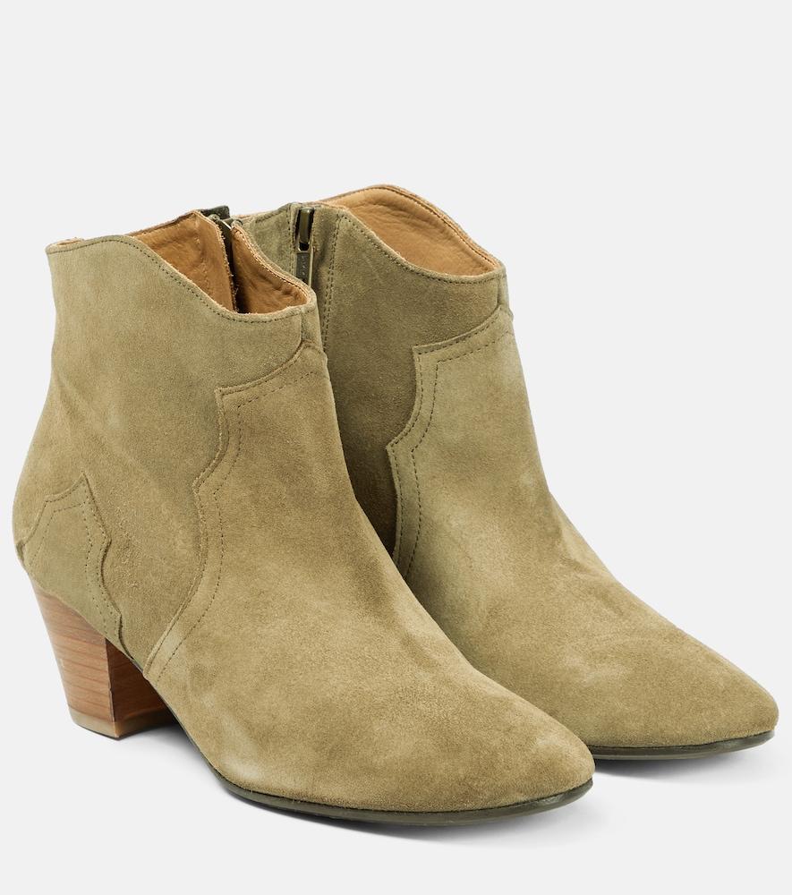 isabel marant dicker suede ankle boots