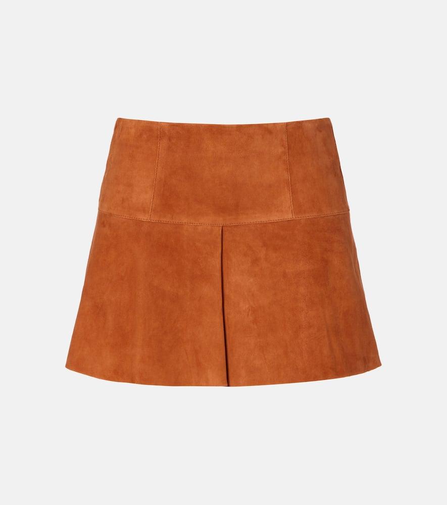 isabel marant dilara suede miniskirt