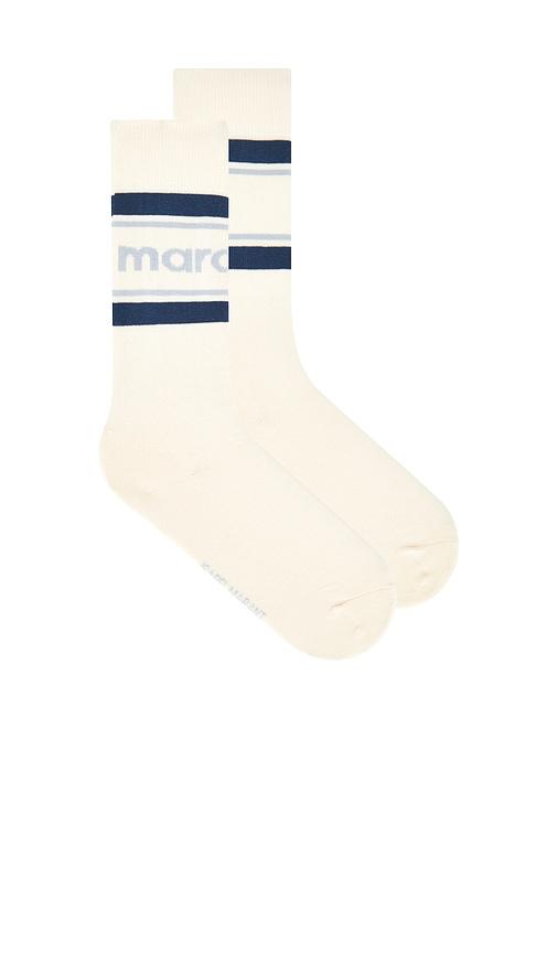 isabel marant dona socks in cream.