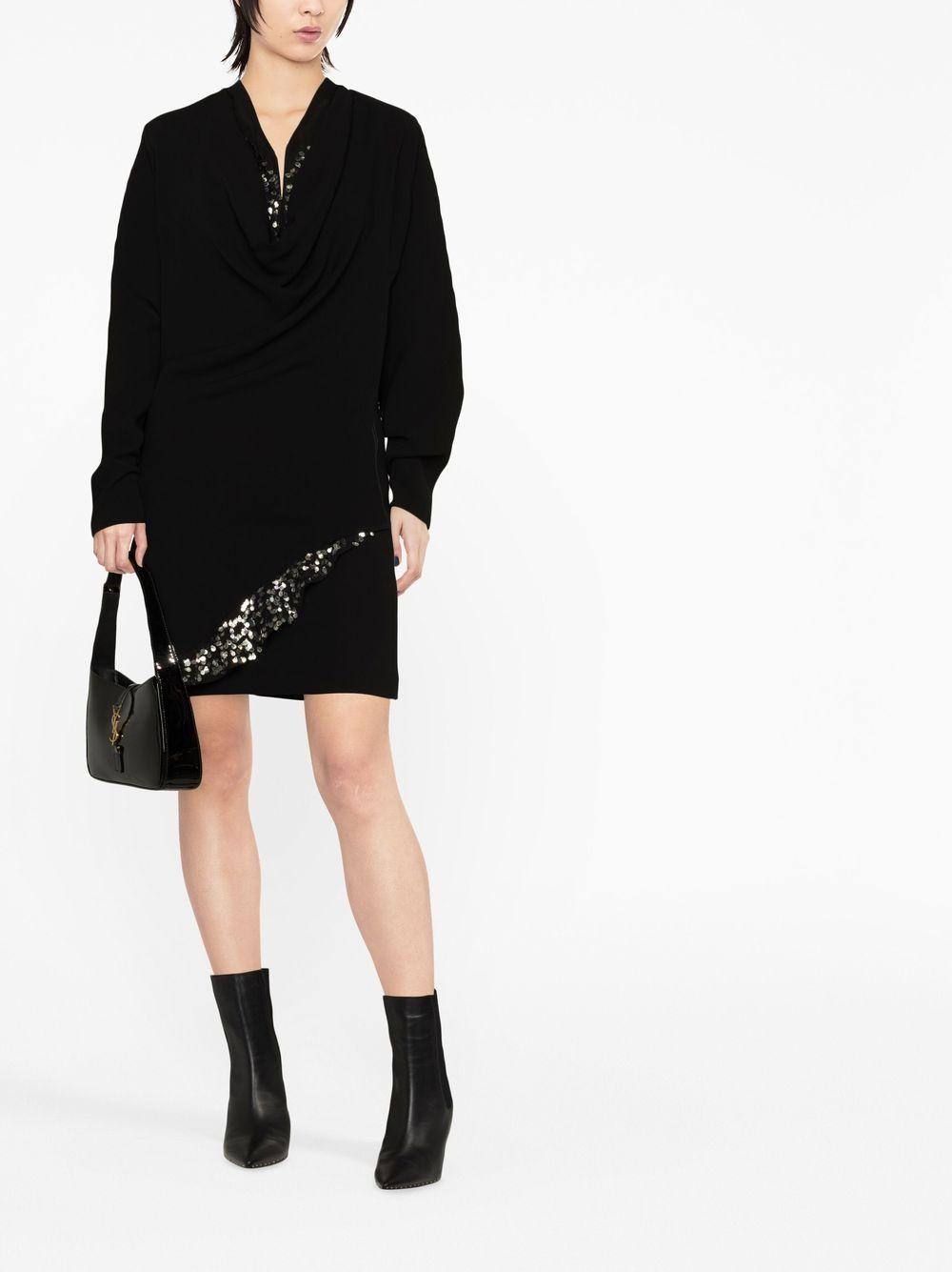 isabel marant dresses black outer: acrylic - women