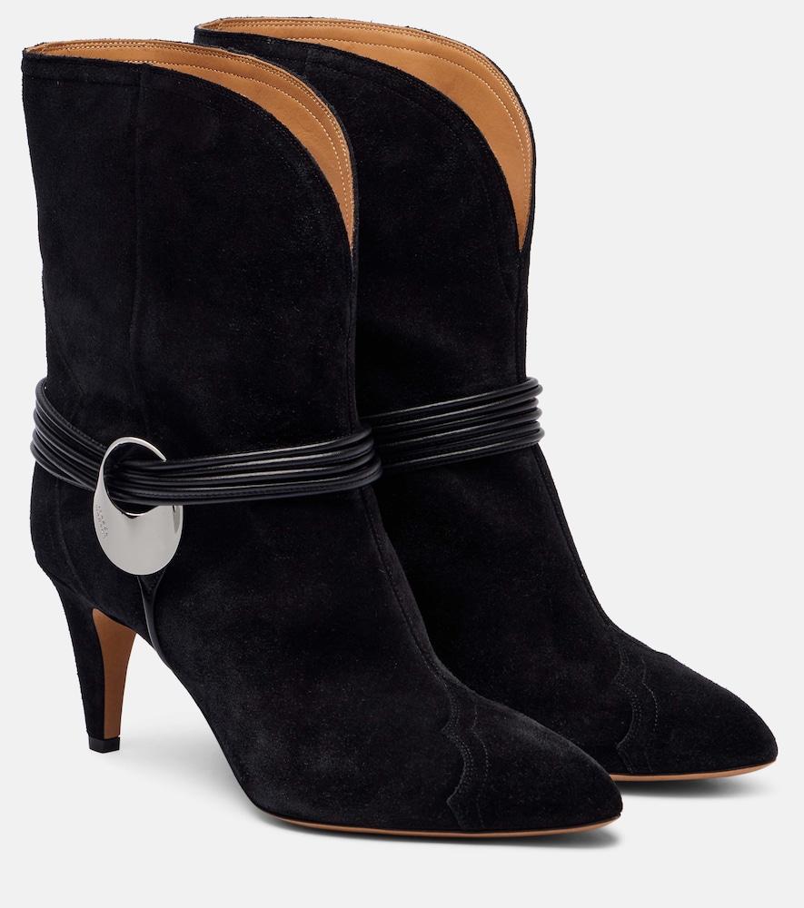 isabel marant dytho suede ankle boots
