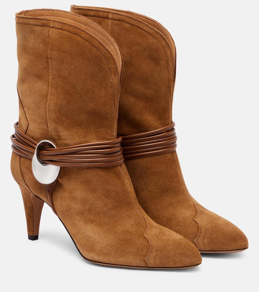 isabel marant dytho suede ankle boots