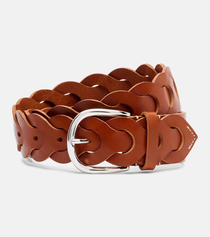 isabel marant edena leather belt