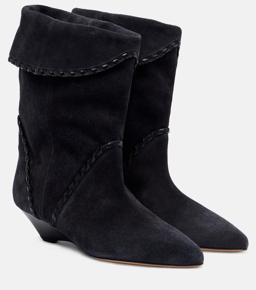 isabel marant edoa 45 suede ankle boots