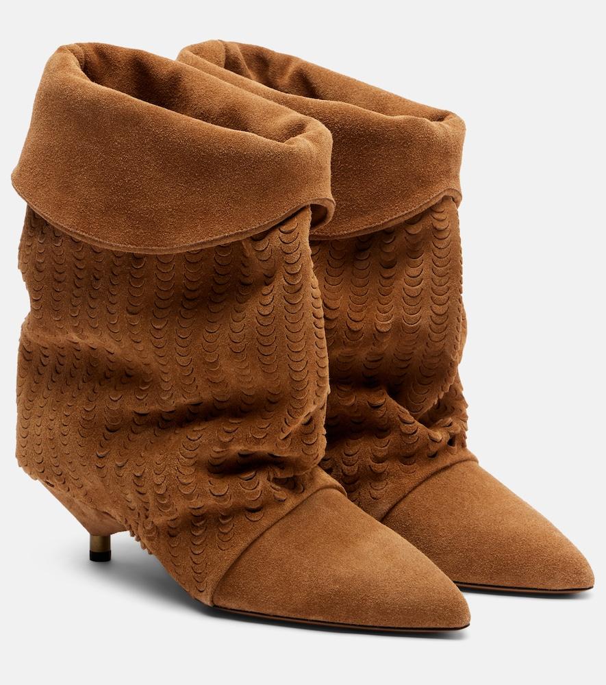 isabel marant edrik 45 suede ankle boots