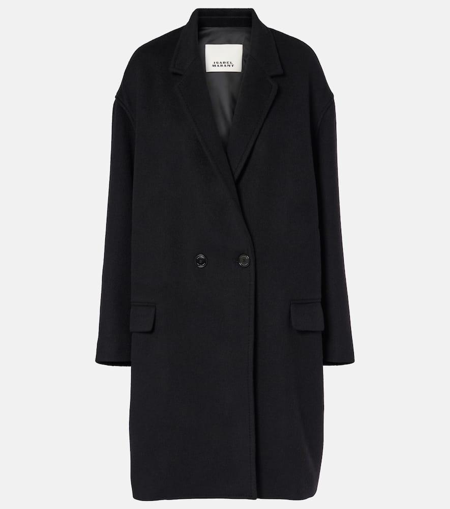 isabel marant efegozi wool, cashmere and silk coat