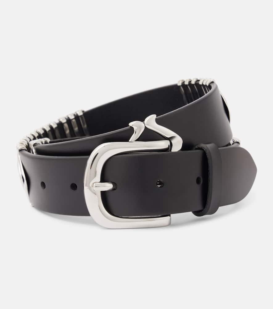 isabel marant embellished leather belt