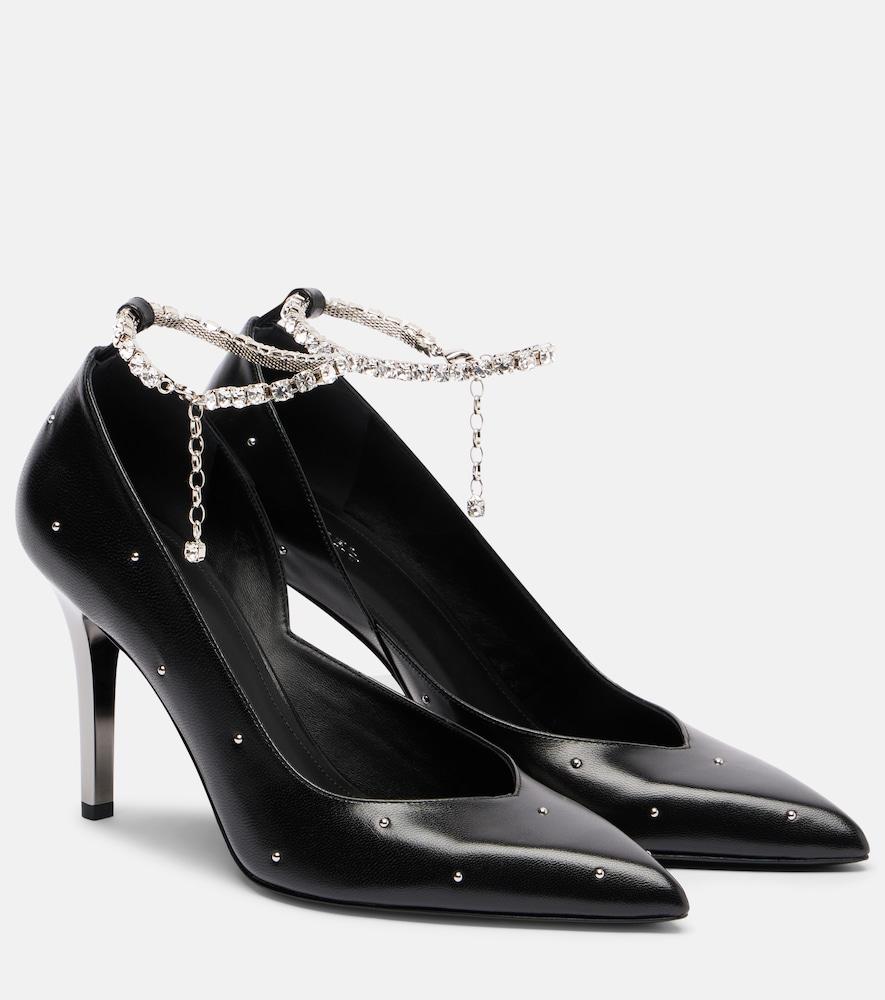 isabel marant embellished leather pumps