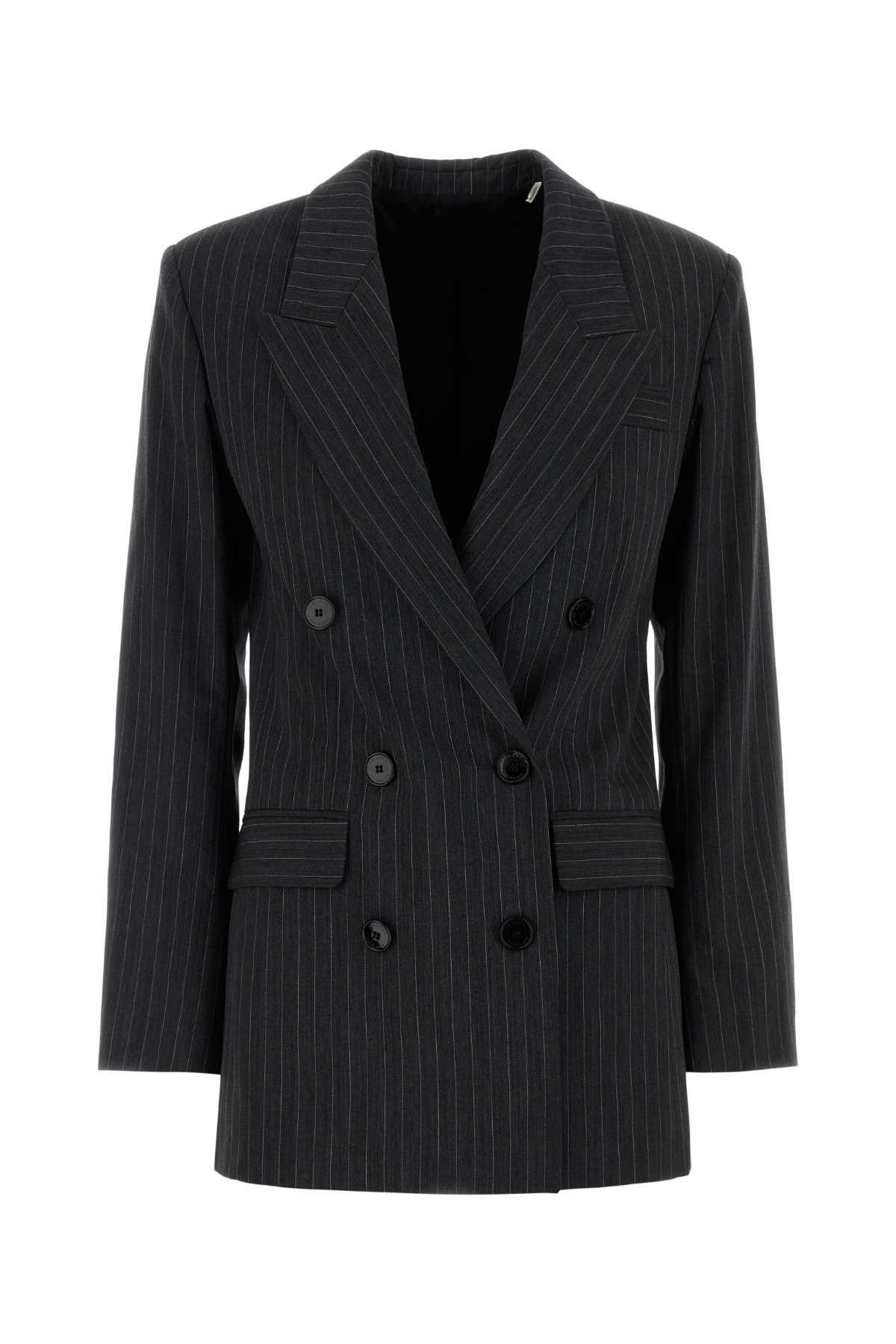 isabel marant embroidered wool blend jevima blazer