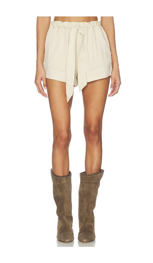 isabel marant etoile birva short in neutral.