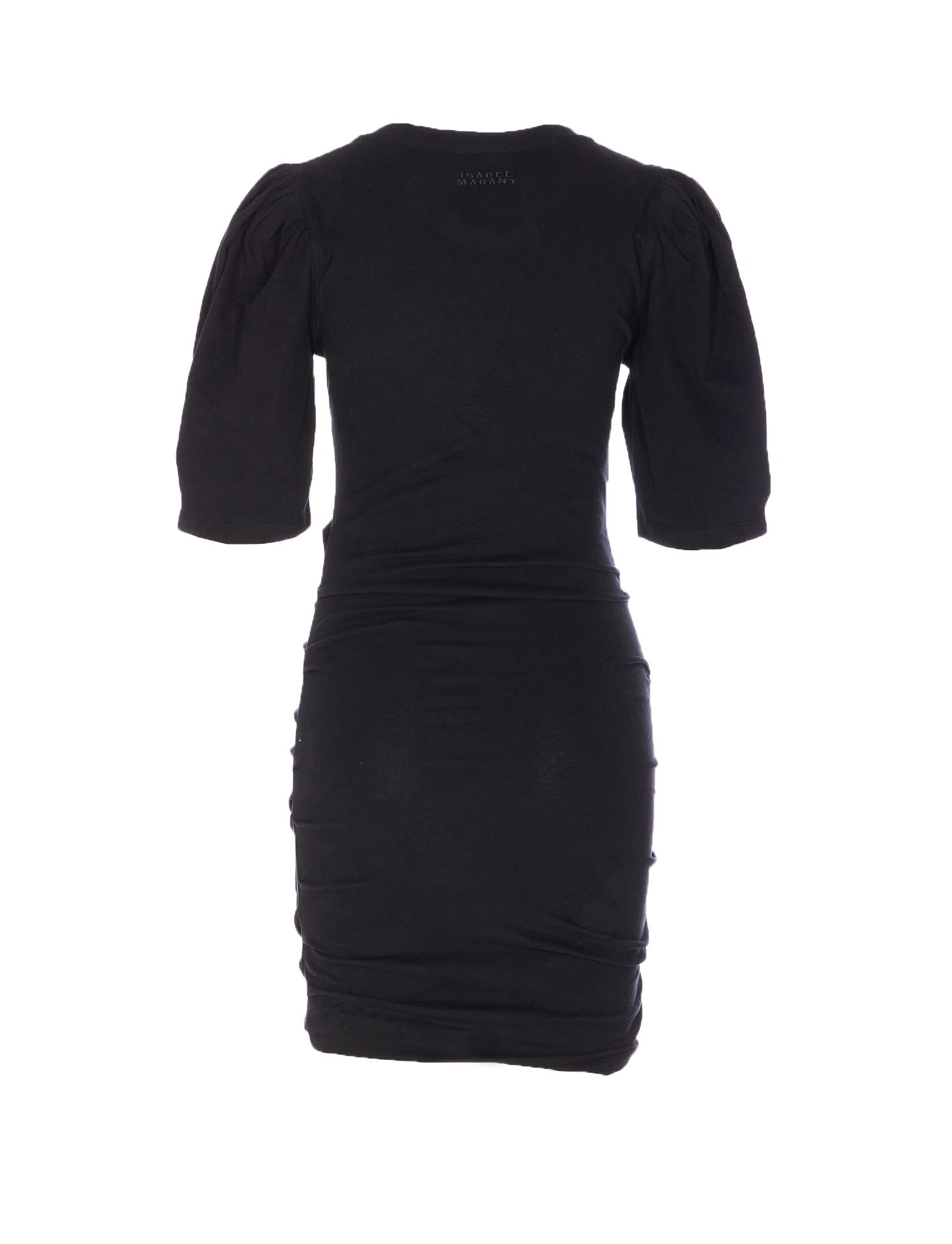 isabel marant etoile dresses black cotton - women