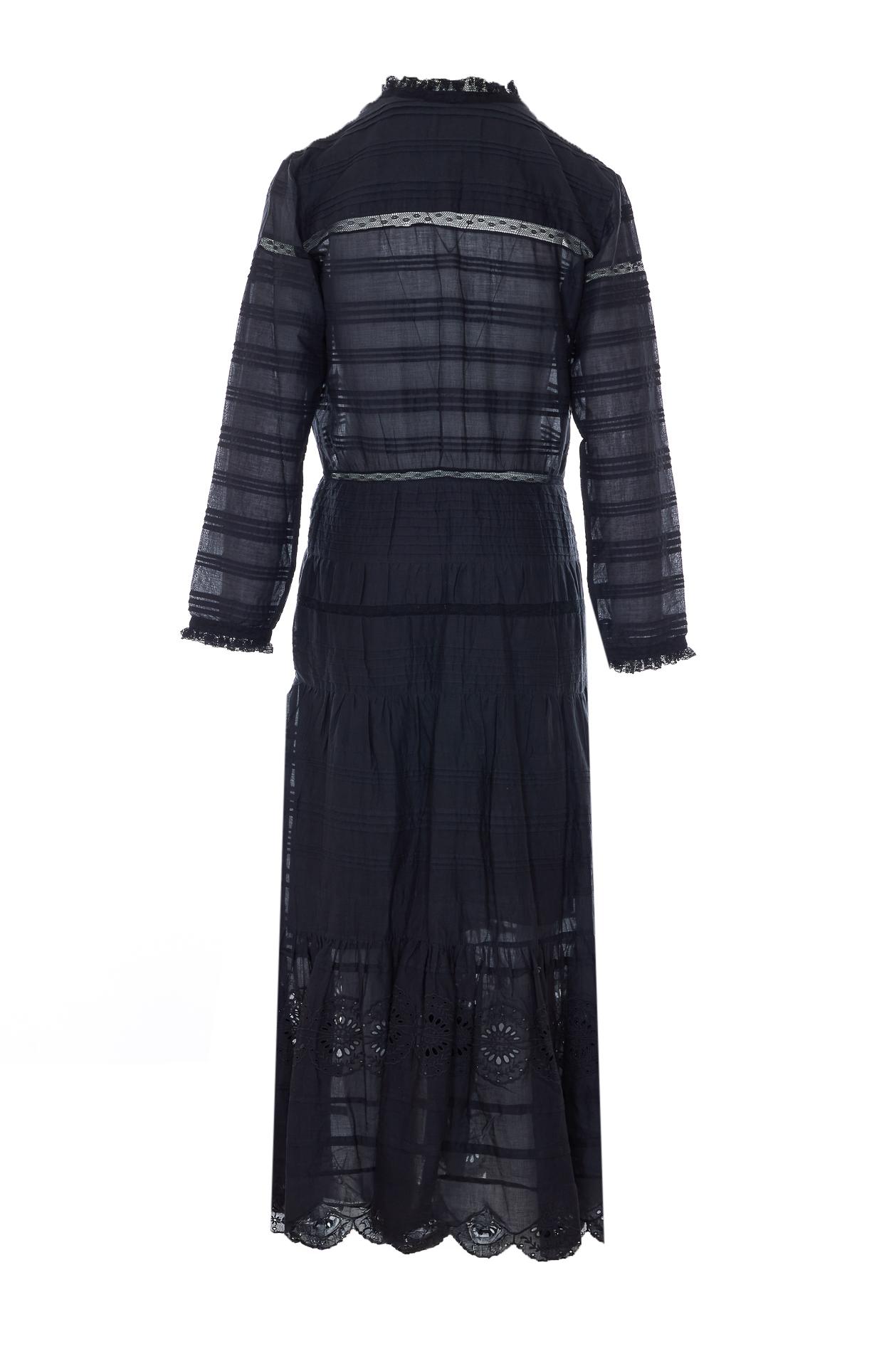 isabel marant etoile dresses black cotton - women
