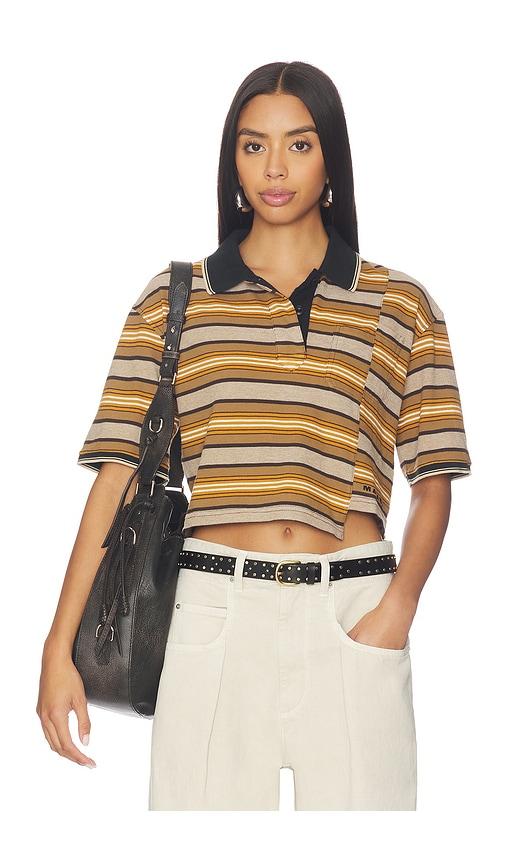 isabel marant etoile isalyne top in beige.