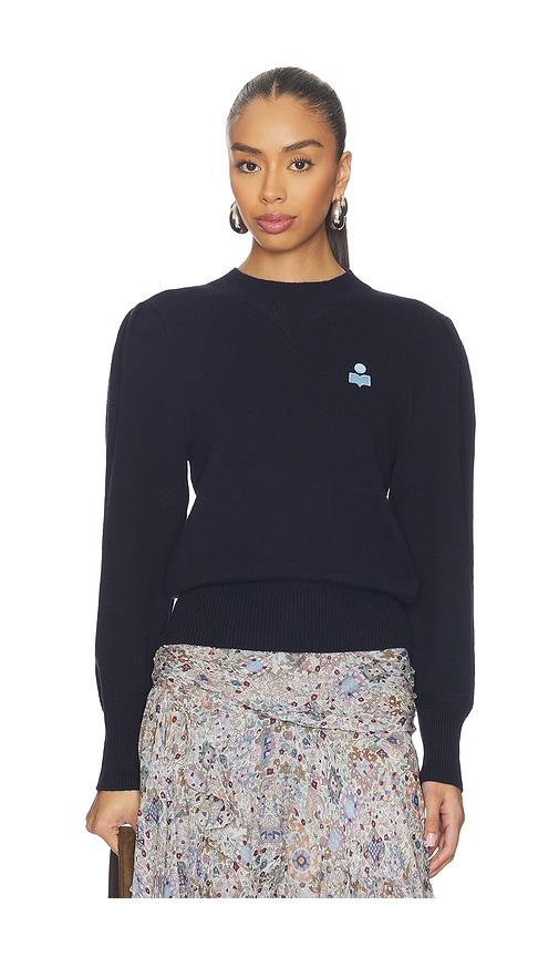 isabel marant etoile kelaya sweater in navy.