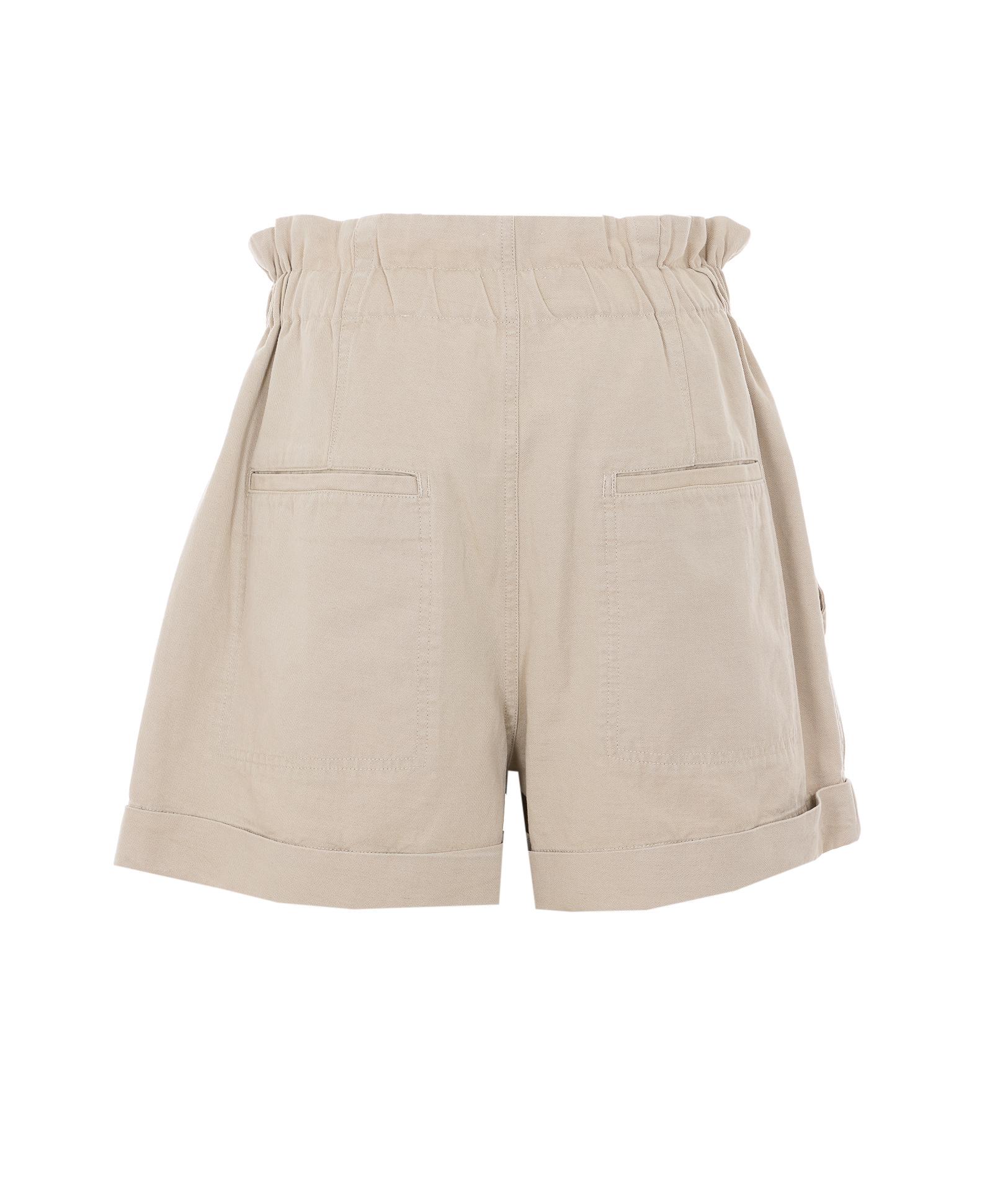 isabel marant etoile shorts beige cotton - women