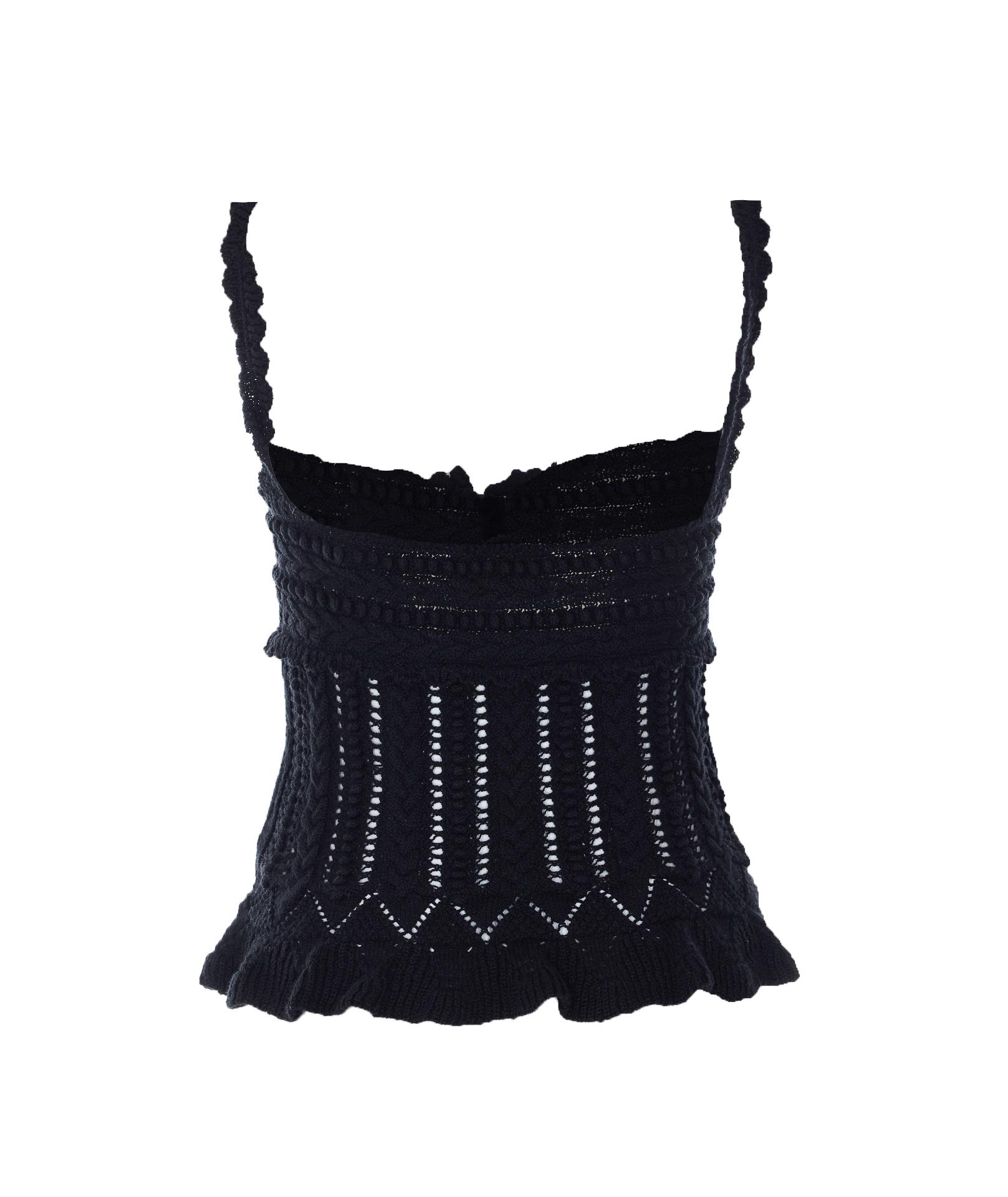isabel marant etoile top black cotton - women