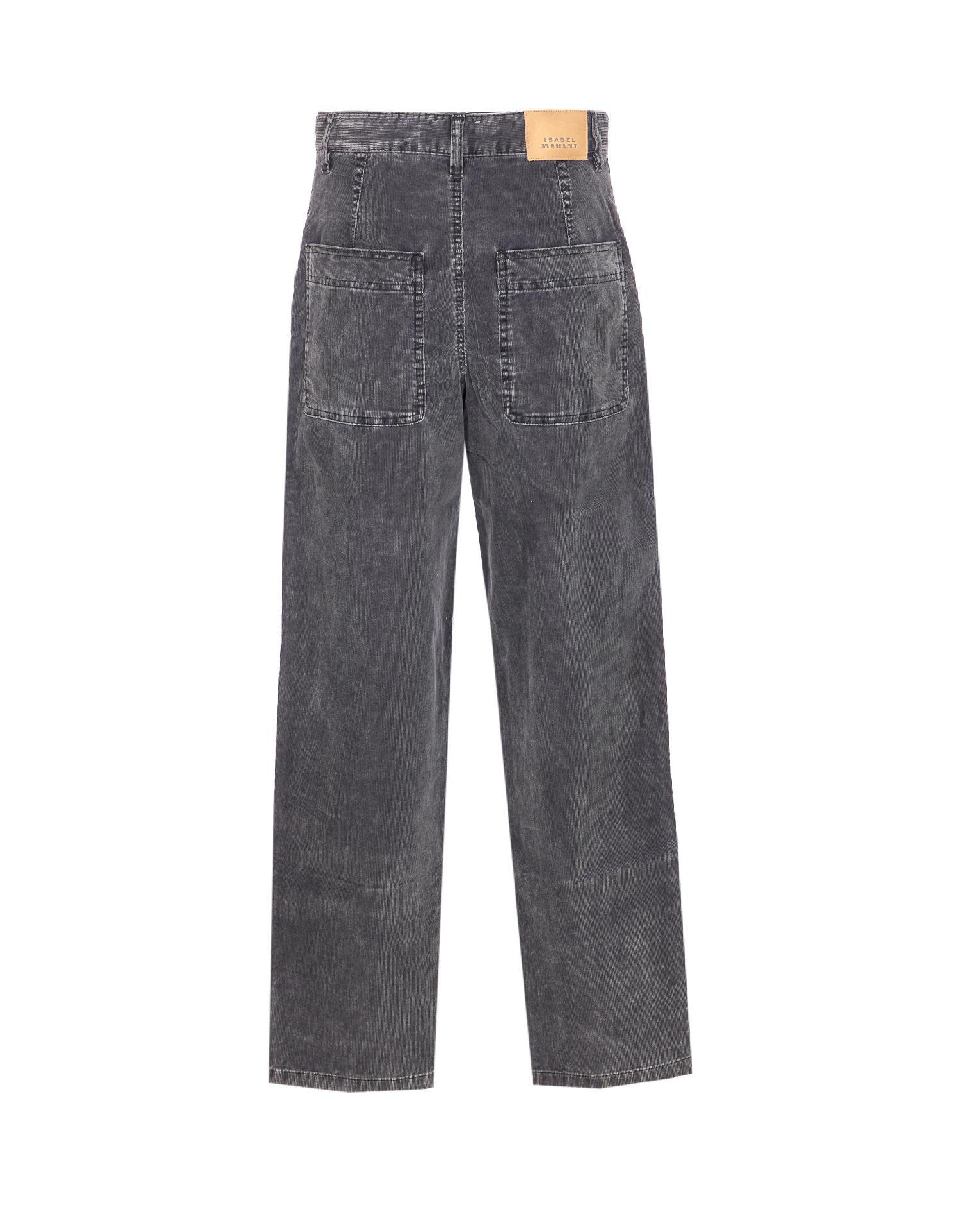 isabel marant etoile trousers black cotton - women