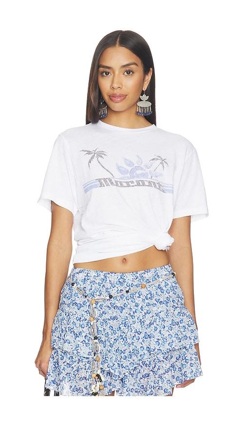 isabel marant etoile zewel top in white.