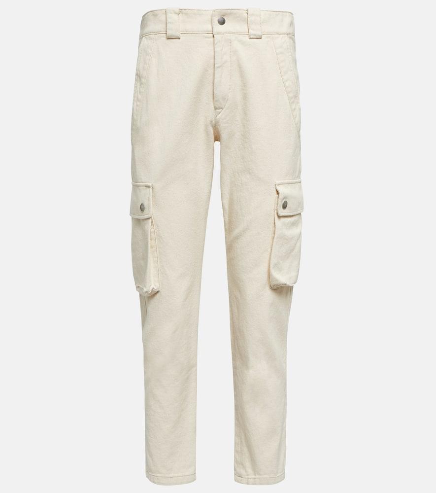 isabel marant evalia tapered cotton cargo pants