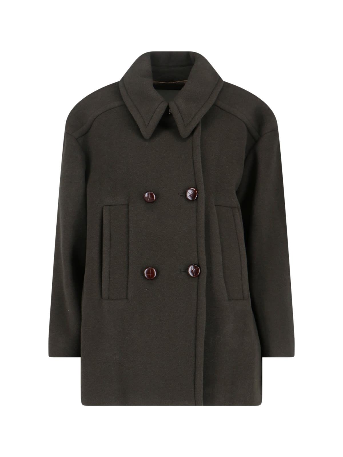 isabel marant fiby double-breasted coat