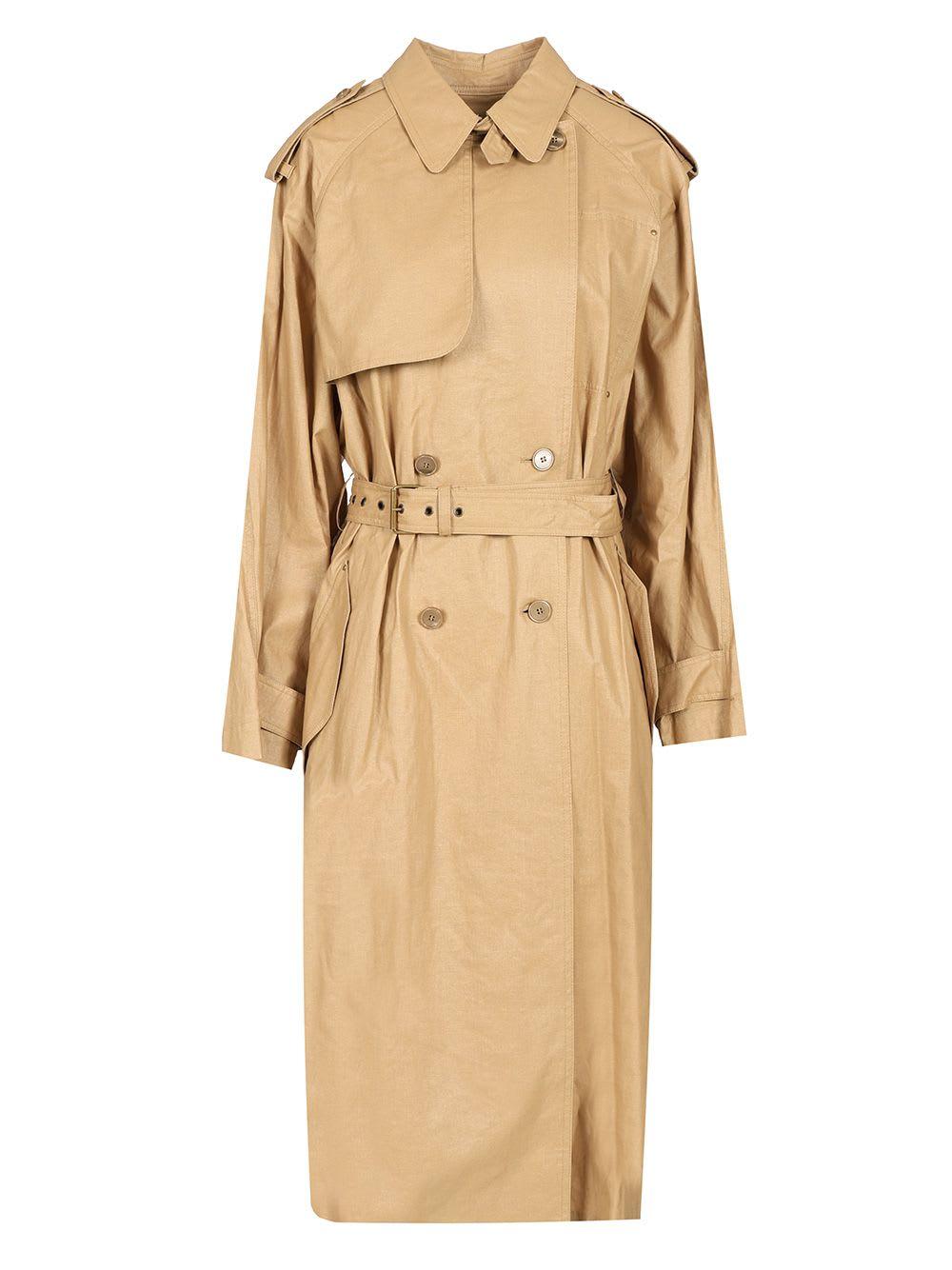 isabel marant freanne long trench coat