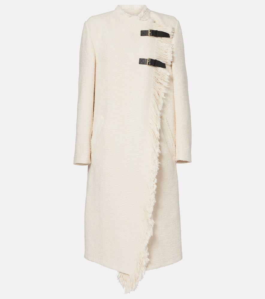 isabel marant gameia cotton and linen coat