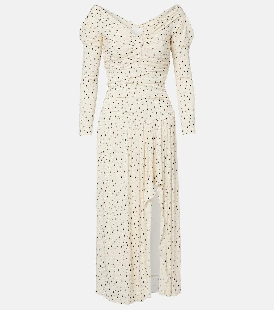 isabel marant giovana jersey midi dress