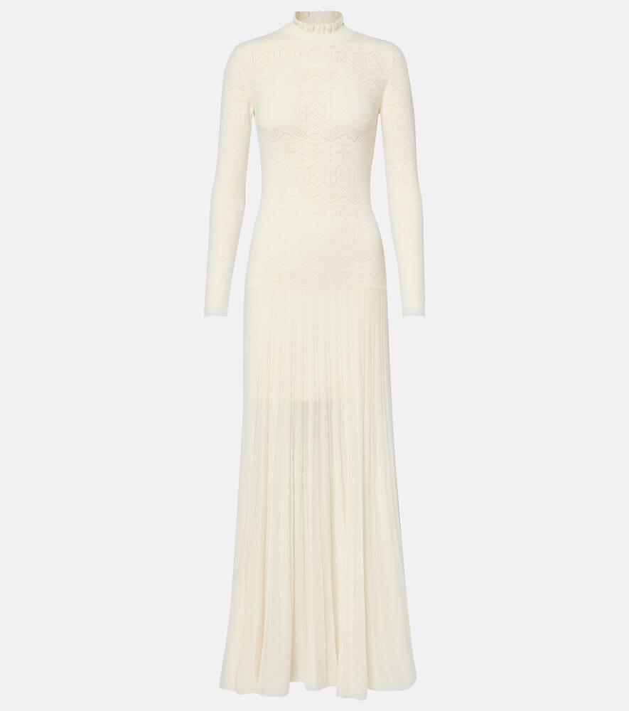 isabel marant gisole pointelle turtleneck maxi dress