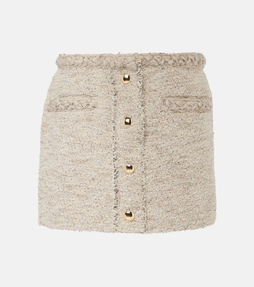 isabel marant gleny tweed miniskirt
