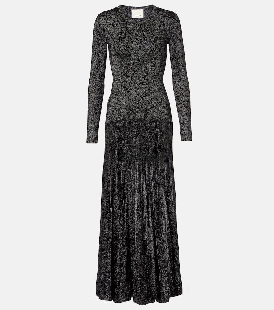 isabel marant guetty pleated maxi dress