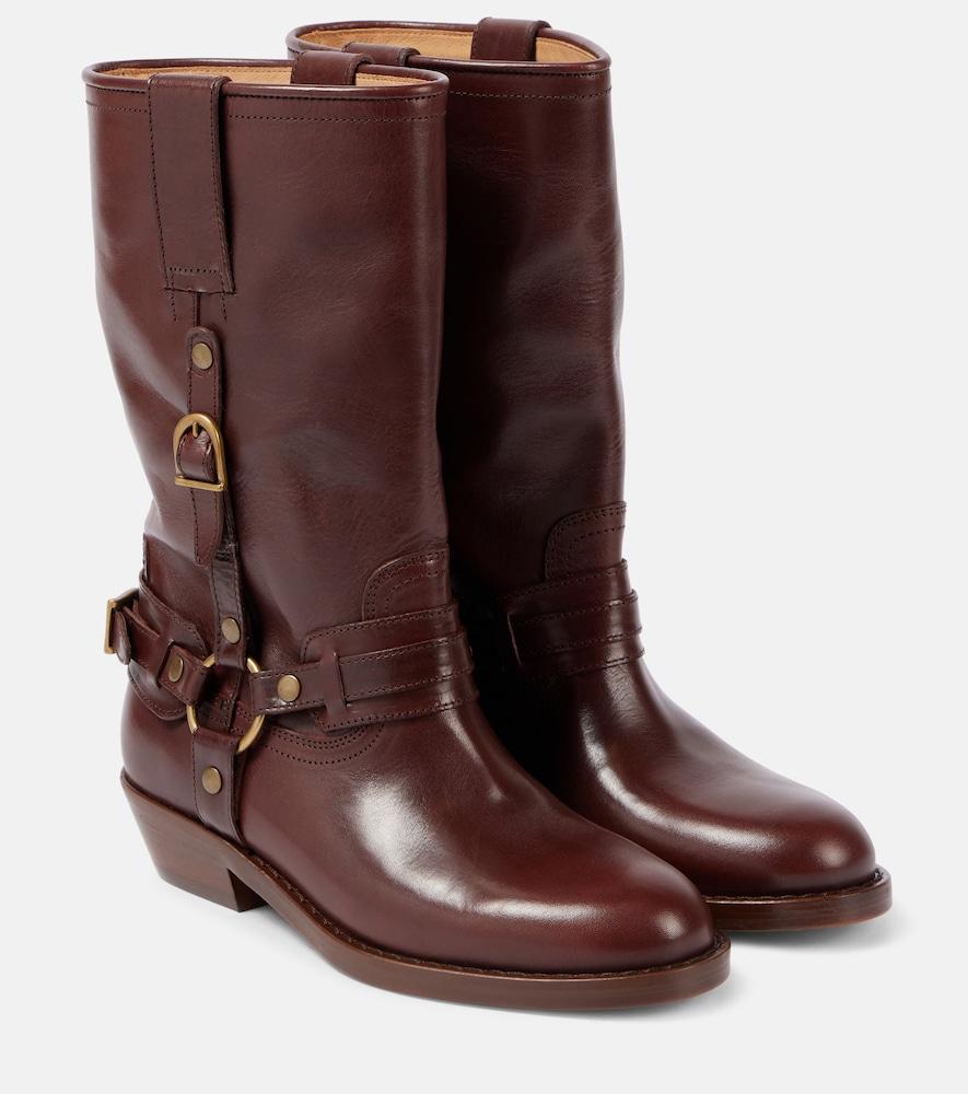 isabel marant heiko leather ankle boots