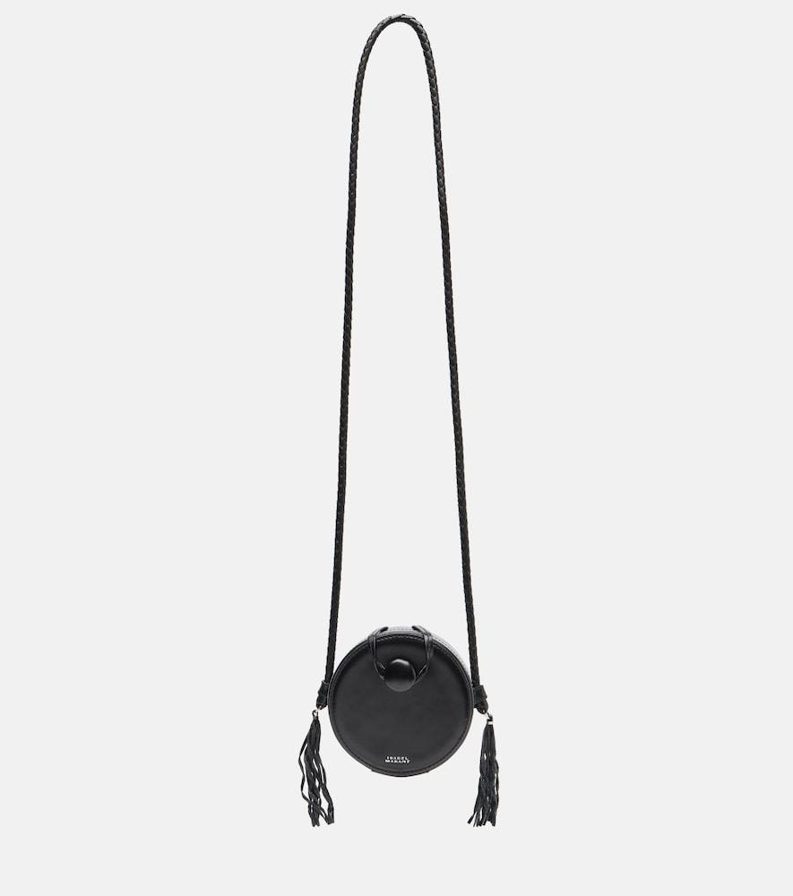 isabel marant houna small leather crossbody bag